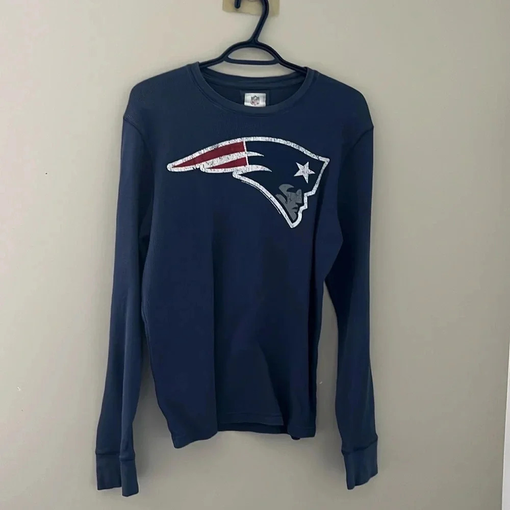 NFL New England Patriots Thermal Long Sleeve Shirt Men’s Medium